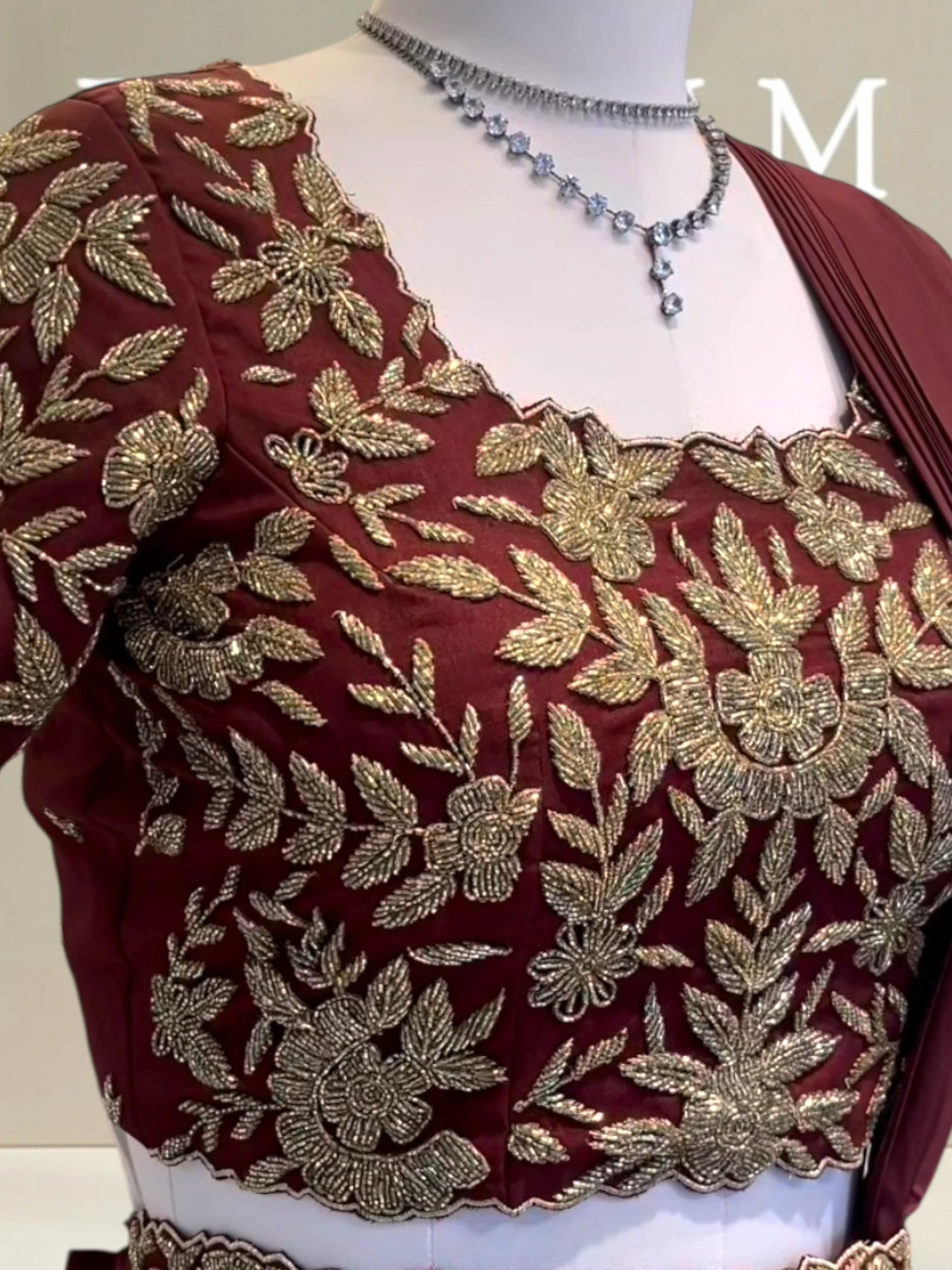 Twisted drape saree0 product image