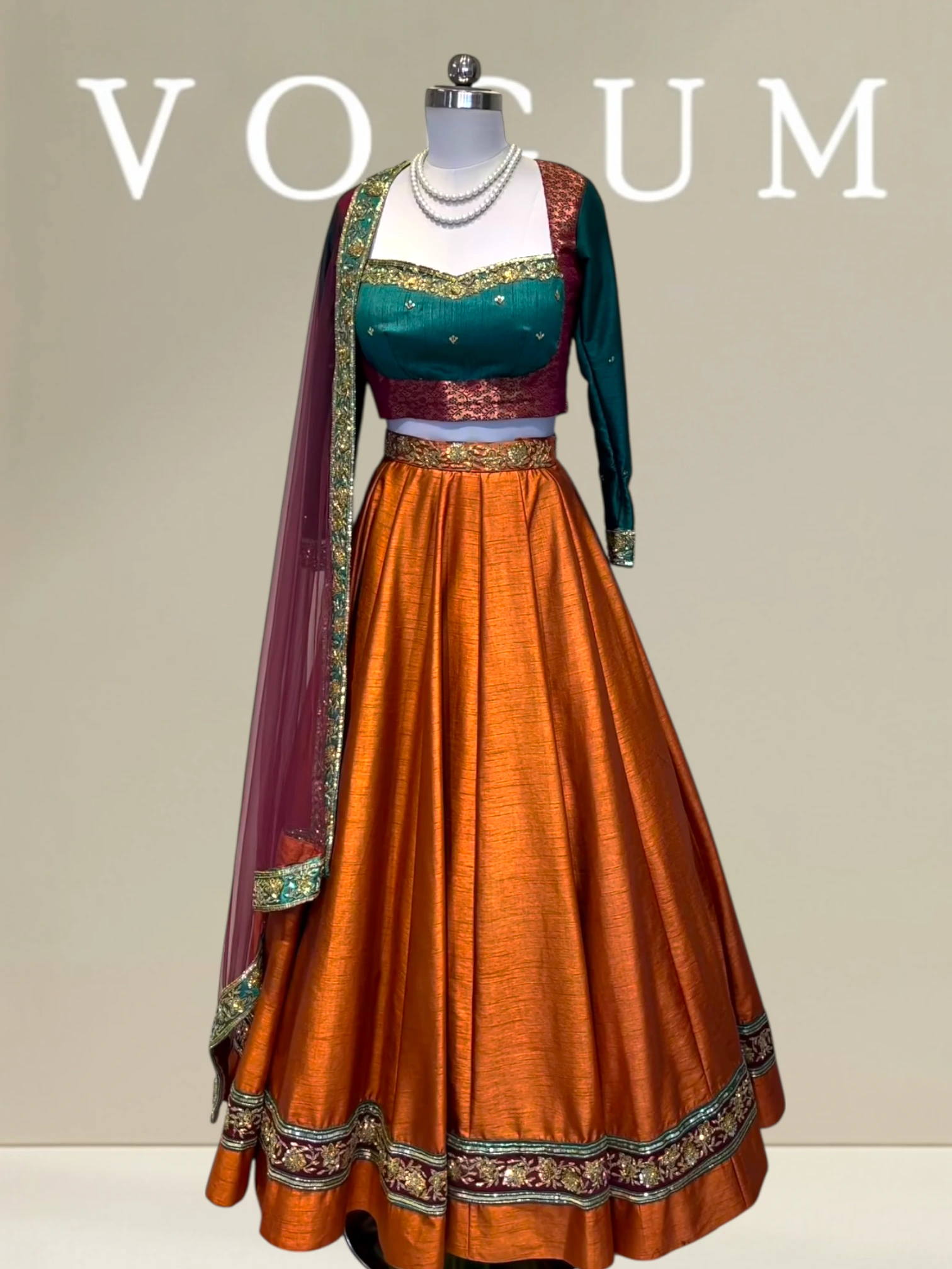 Richly hand crafted Lehenga set orininal related product