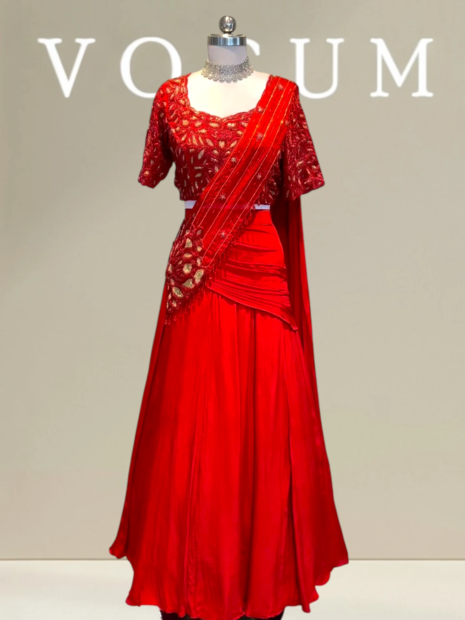 Lehenga with panel dupatta related product